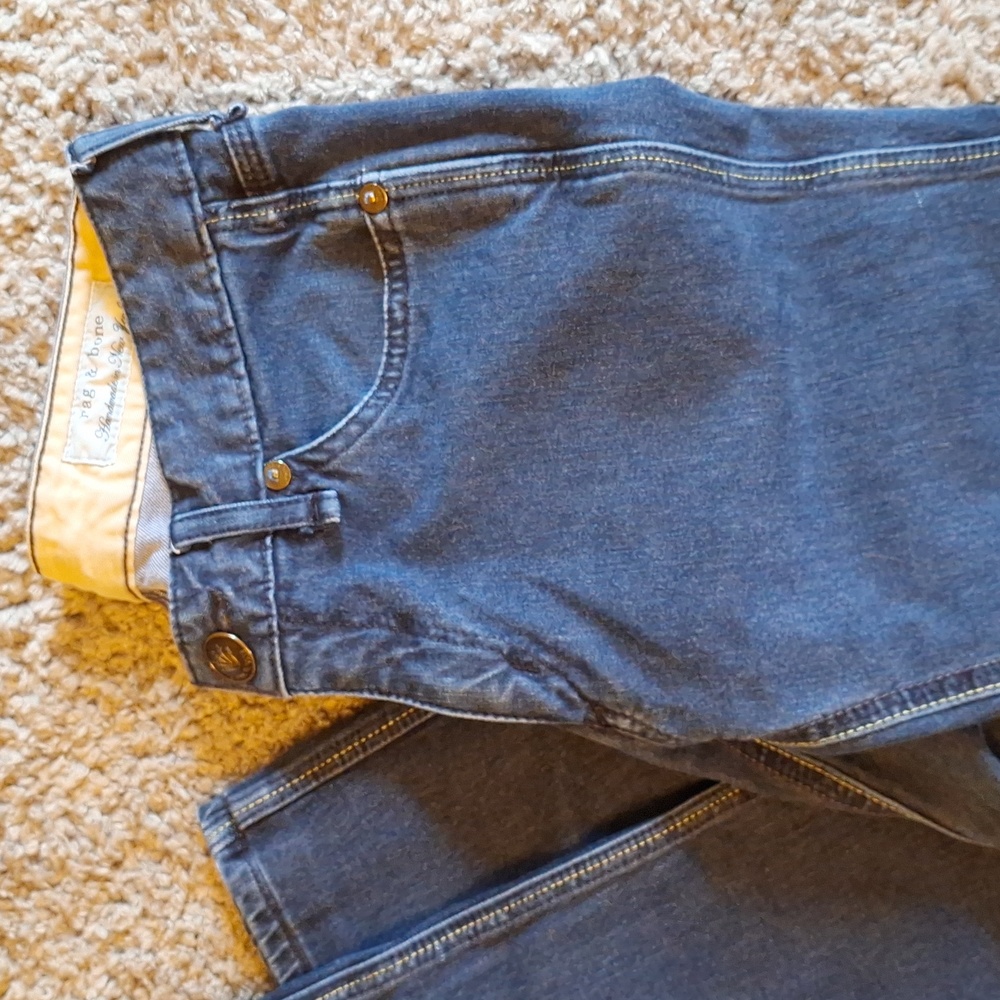 Rag and Bone Women’s Skinny Ankle Pants Size 28 Medium Wash Mid Rise